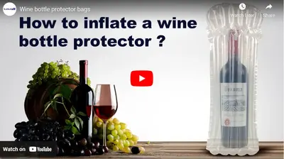 Wine bottle protector bags