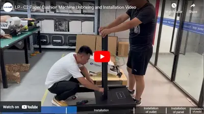 LP - C2 Paper Cushion Machine Unboxing and Installation Video