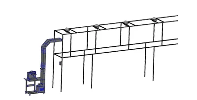 ET1005 Multi-fan conveying system