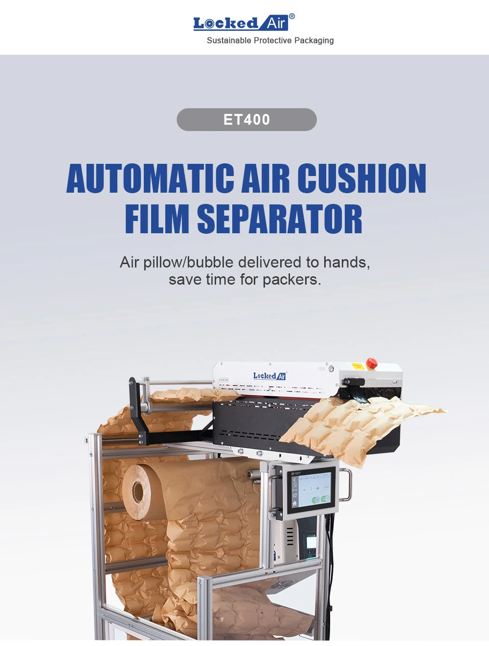 ET400 Automatic Air Cushion Film Separator